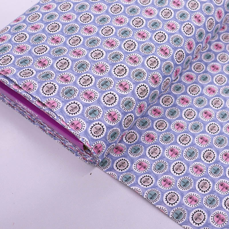 100% Cotton Liberty Fabrics Tana Lawn Cotton - Pale Blue - Noon