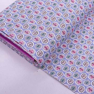 100% Cotton Liberty Fabrics Tana Lawn Cotton - Pale Blue - Noon