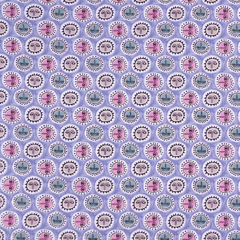 100% Cotton Liberty Fabrics Tana Lawn Cotton - Pale Blue - Noon