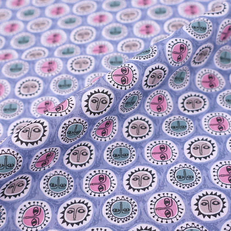 100% Cotton Liberty Fabrics Tana Lawn Cotton - Pale Blue - Noon