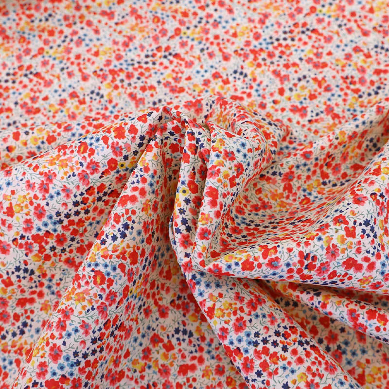 Liberty Fabrics Tana Lawn™ Cotton - Phoebe orange floral 100% cotton lawn
