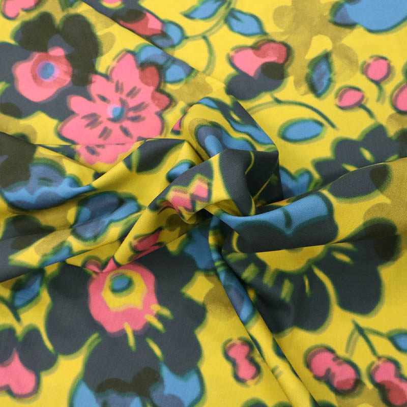 Liberty Fabrics Tana Lawn™ Cotton - Betsy Shadow - Chartreuse