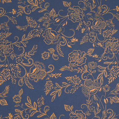 Liberty Fabrics Navy Floral Tana Lawn™ Cotton Brussels Lace