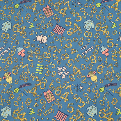 Liberty Fabrics Tana Lawn™ Cotton - Counting - Blue