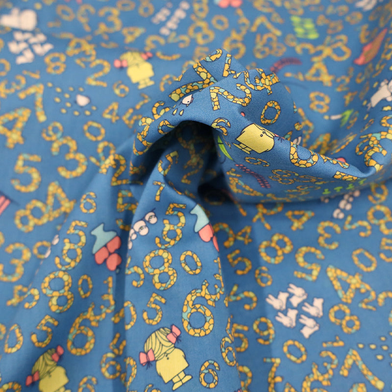 Liberty Fabrics Tana Lawn™ Cotton - Counting - Blue