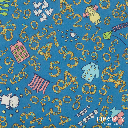 Liberty Fabrics Tana Lawn™ Cotton - Counting - Blue