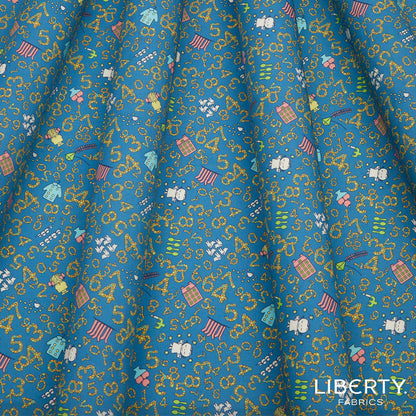 Liberty Fabrics Tana Lawn™ Cotton - Counting - Blue
