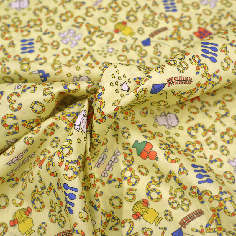 Liberty Fabrics Tana Lawn™ Cotton - Counting - Yellow