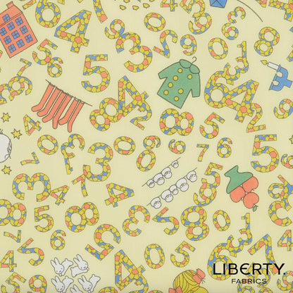 Liberty Fabrics Tana Lawn™ Cotton - Counting - Yellow