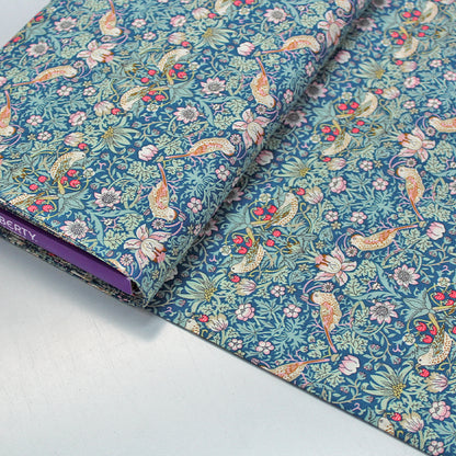100% Cotton Tana Lawn™  Liberty Fabrics Strawberry Thief Blue
