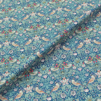 100% Cotton Tana Lawn™ Liberty Fabrics Strawberry Thief Blue