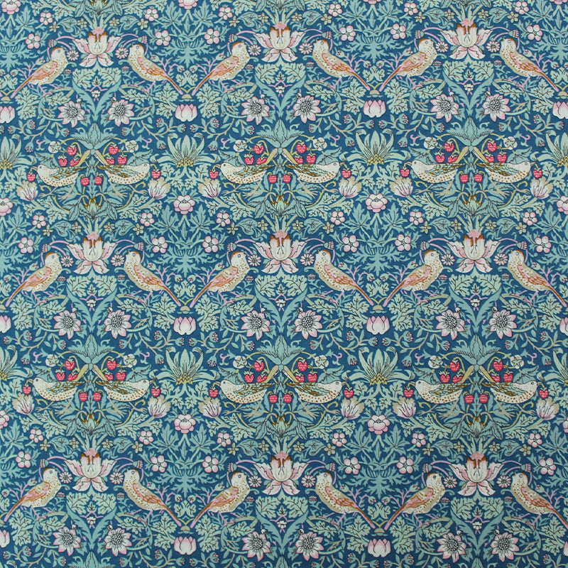 100% Cotton Tana Lawn™ Liberty Fabrics Strawberry Thief Blue