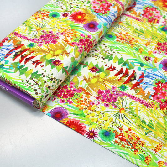 100% Cotton Tana Lawn™  Liberty Fabrics Tresco - yellow and green