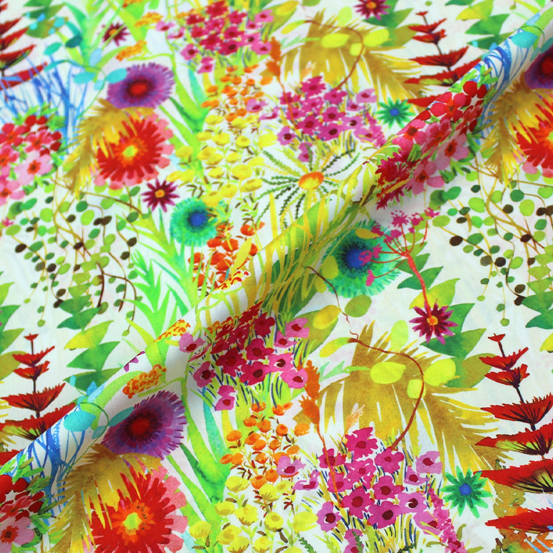 100% Cotton Tana Lawn™  Liberty Fabrics Tresco - yellow and green