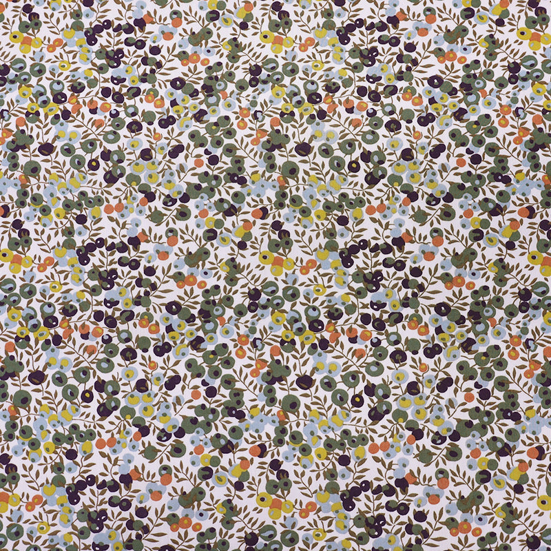 100% Cotton Liberty Fabrics Tana Lawn™ Cotton - Olive Green - Wiltshire