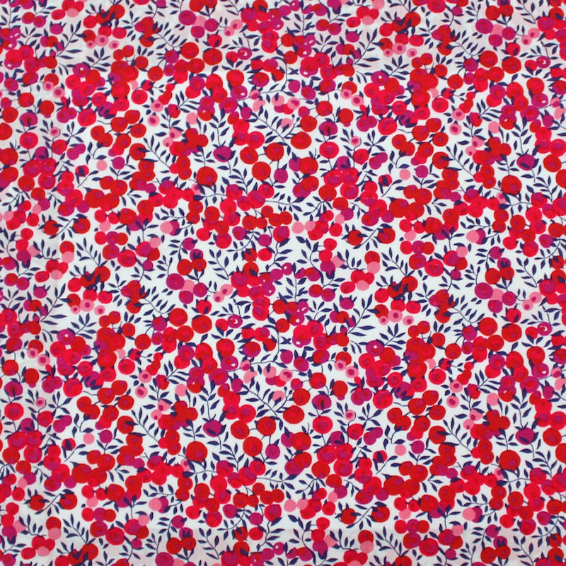 100% Cotton Tana Lawn™  Liberty Fabrics Wiltshire - Shocking Pink