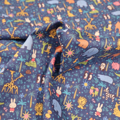 Liberty Fabrics Tana Lawn™ Cotton - Zoology - Navy Blue