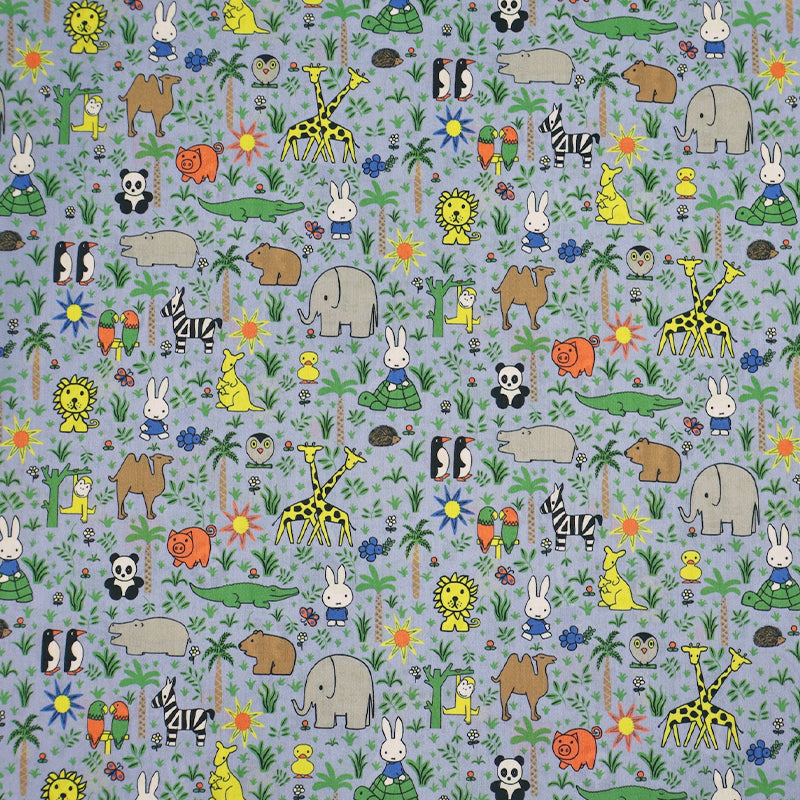 Liberty Fabrics Tana Lawn™ Cotton - Zoology - Pale Blue