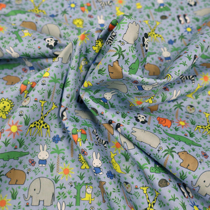 Liberty Fabrics Tana Lawn™ Cotton - Zoology - Pale Blue