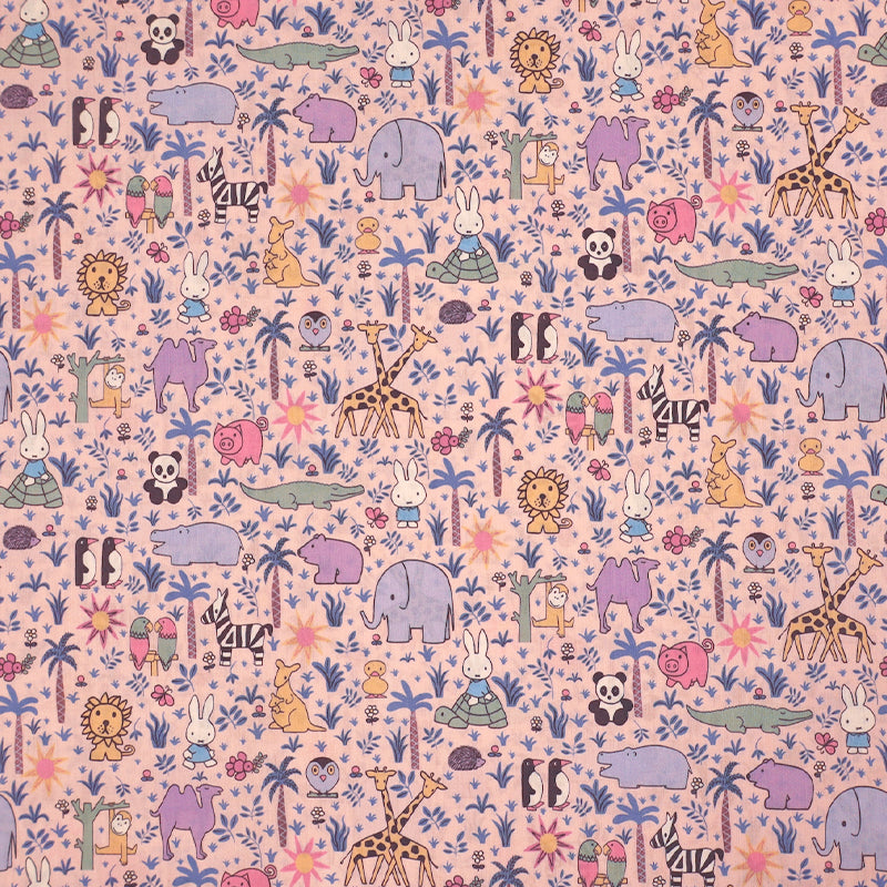 Liberty Fabrics Tana Lawn™ Cotton - Zoology - Pink