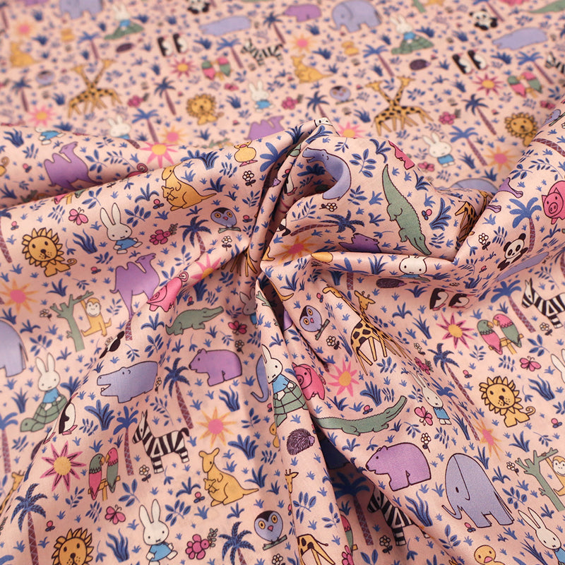 Liberty Fabrics Tana Lawn™ Cotton - Zoology - Pink