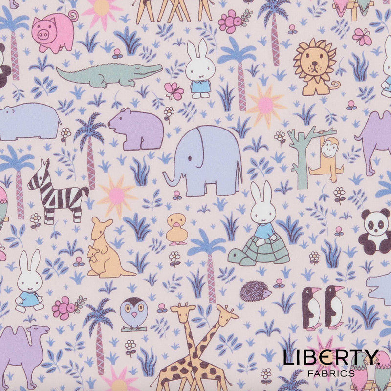 Liberty Fabrics Tana Lawn™ Cotton - Zoology - Pink