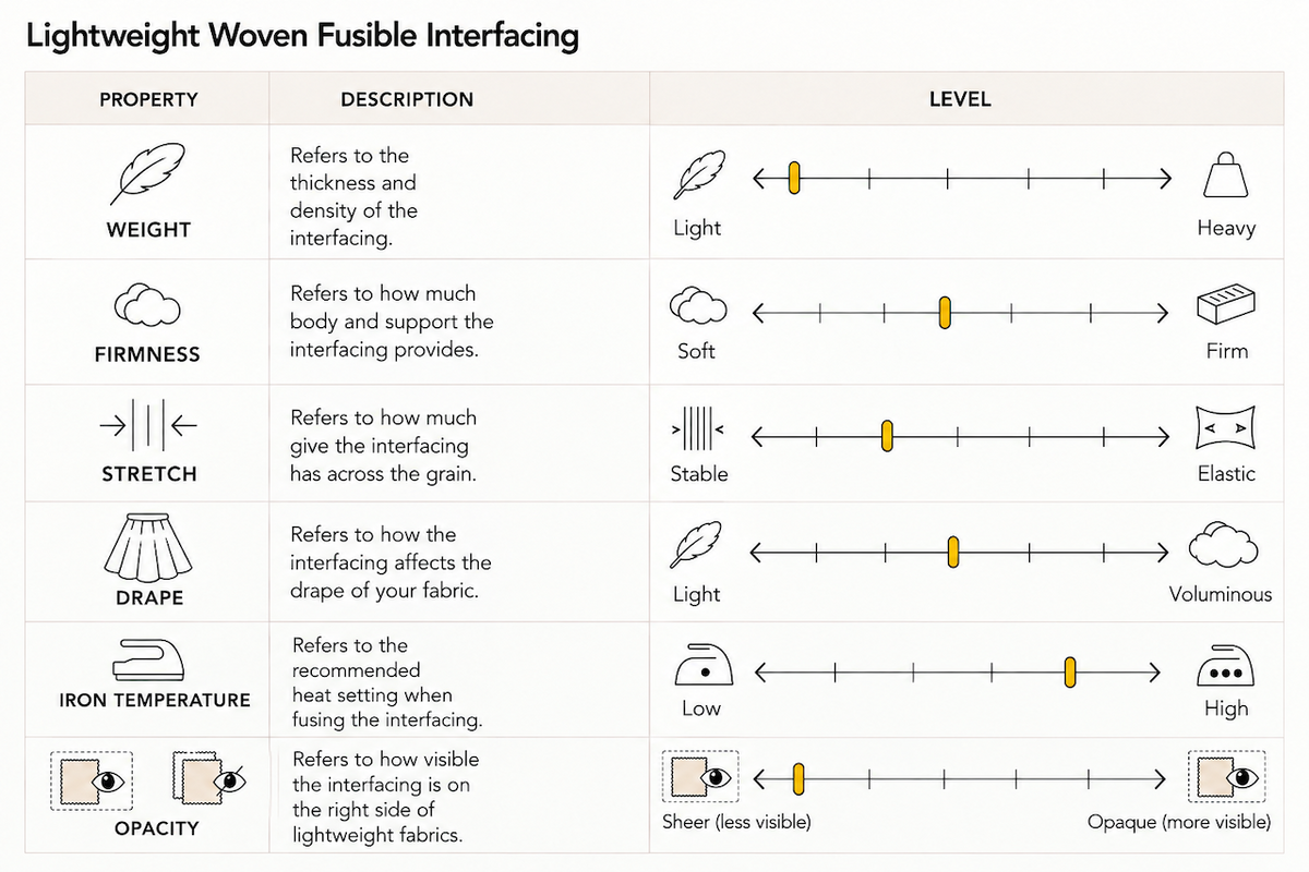 Lightweight Interfacing Specification Table