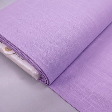 75% Linen 25% Cotton Lilac Linen Cotton Mix Fabric