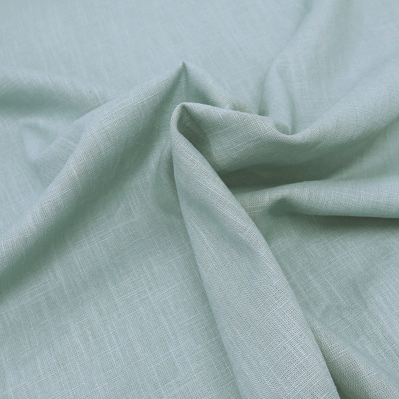 75% Linen 25% Cotton Duck Egg Blue Linen Fabric