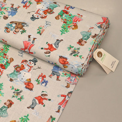 Medium Weight Cotton - Christmas Fun and Games