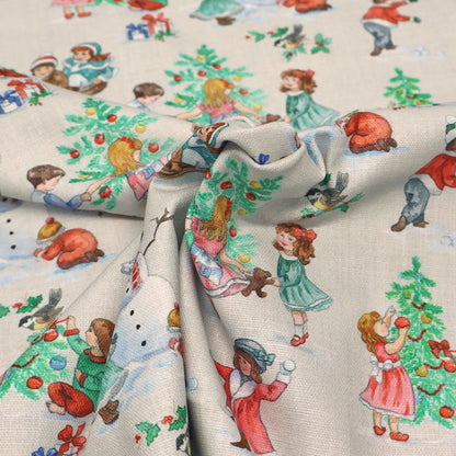 Medium Weight Cotton - Christmas Fun and Games