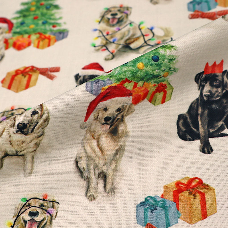 Medium Weight Cotton - Dogs in Hats