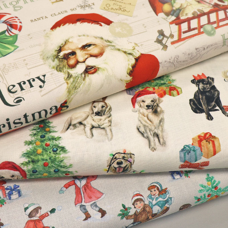 Medium Weight Cotton - Christmas Fun and Games