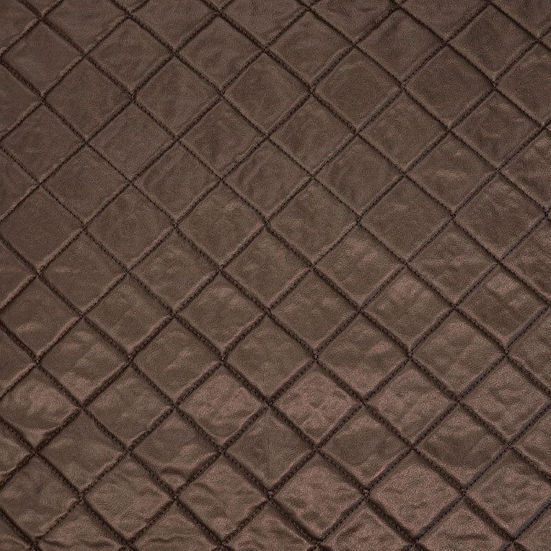 Vintage Metallic Quilted PVC - Bronze