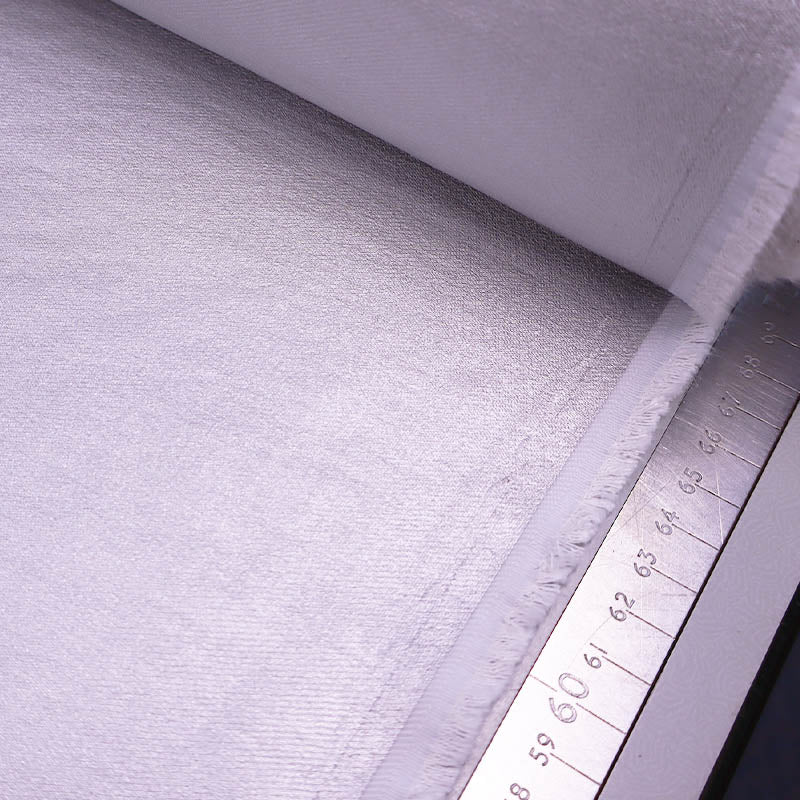 70% Viscose 23% Nylon 5% Polyurethane 2% Elastane Silver Metallic Stretch Twill Fabric
