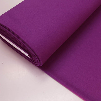 100% Wool Purple Wool Fabric