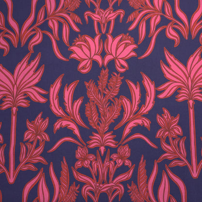 Navy Dressmaking Viscose - Flower Shop