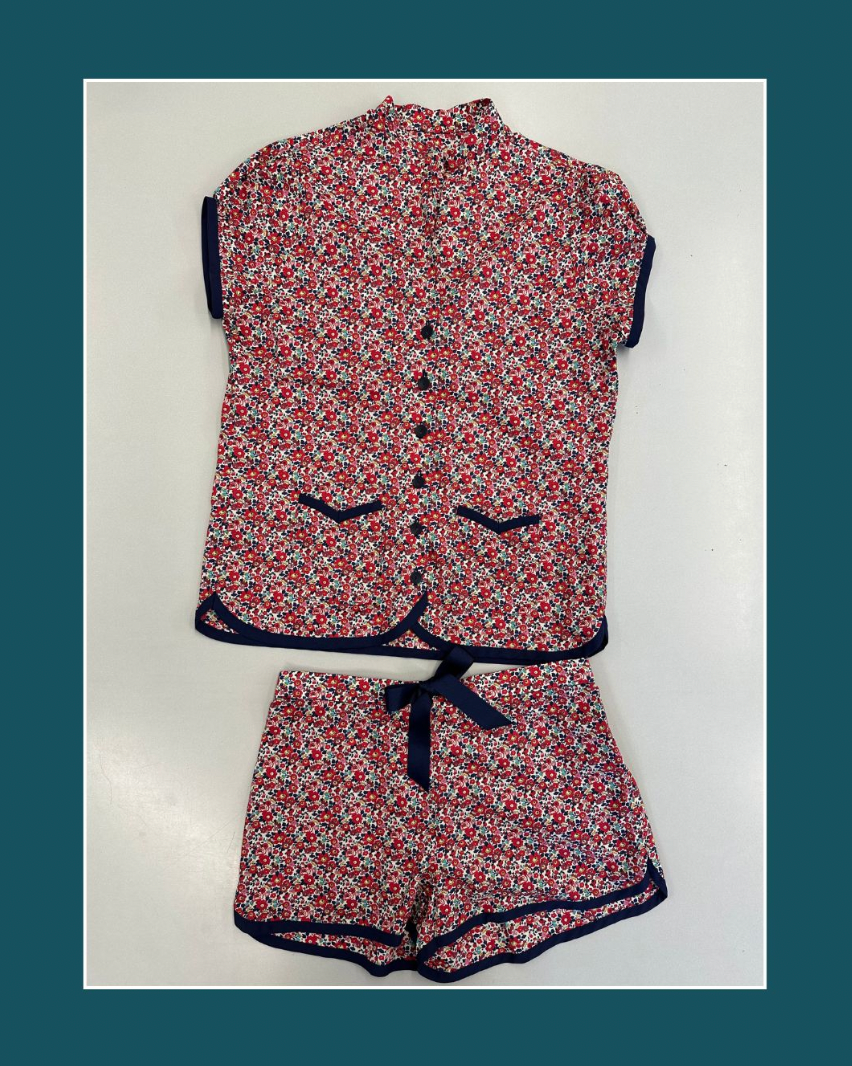 Red Dressmaking Cotton Lawn - Bertha