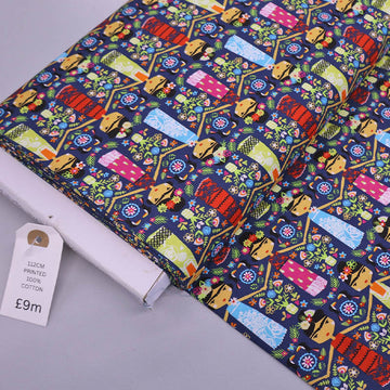 100% Cotton Frida Kahlo Children's Fabric - All About the Brow