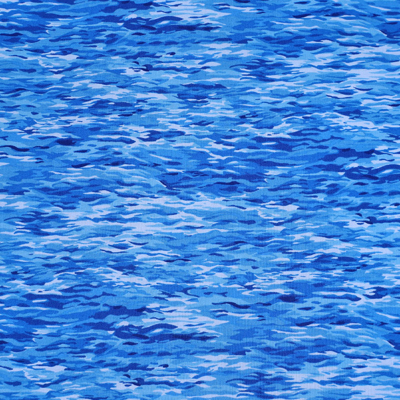 100% Cotton Blue Sea Print Patchwork and Quilting Fabric