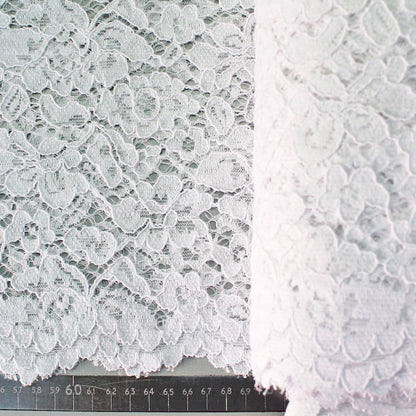 White Lace Fabric Nylon corded