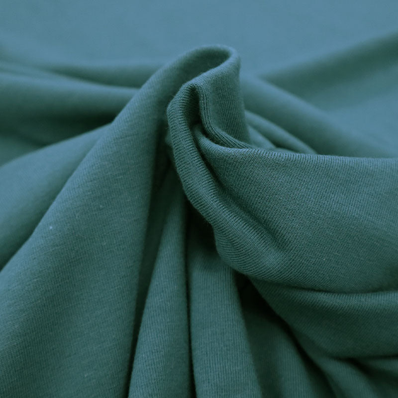 95% Cotton 5% Elastane Green Organic Jersey Fabric
