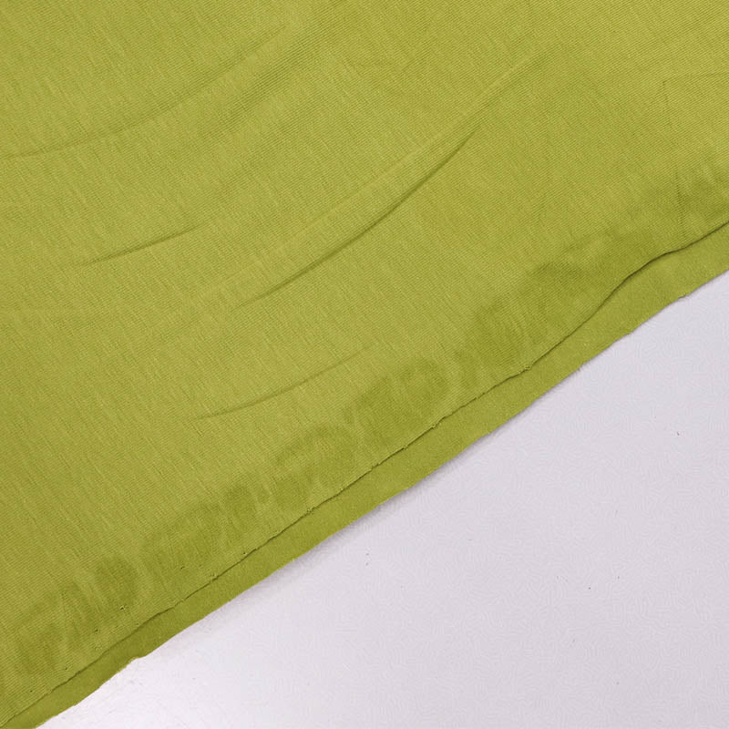  95% Cotton 5% Elastane Lime Green Organic Cotton Jersey Fabric 