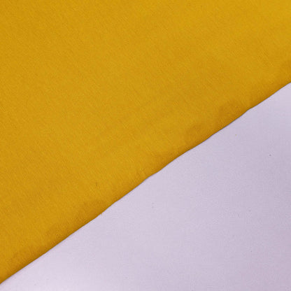 95% Cotton 5% Elastane Mustard Yellow Organic Cotton Jersey Fabric