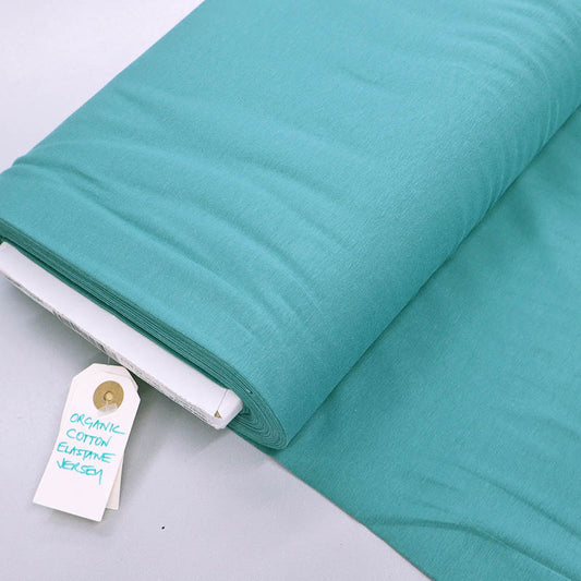 Organic Cotton with Elastane Jersey - Spearmint