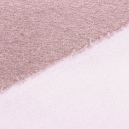 82% Organic Cotton 18% Recycled Polyester Pale Taupe Marl Sweatshirt fabric