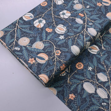 100% Organic Cotton William Morris Quilting Fabric - Pomegranate
