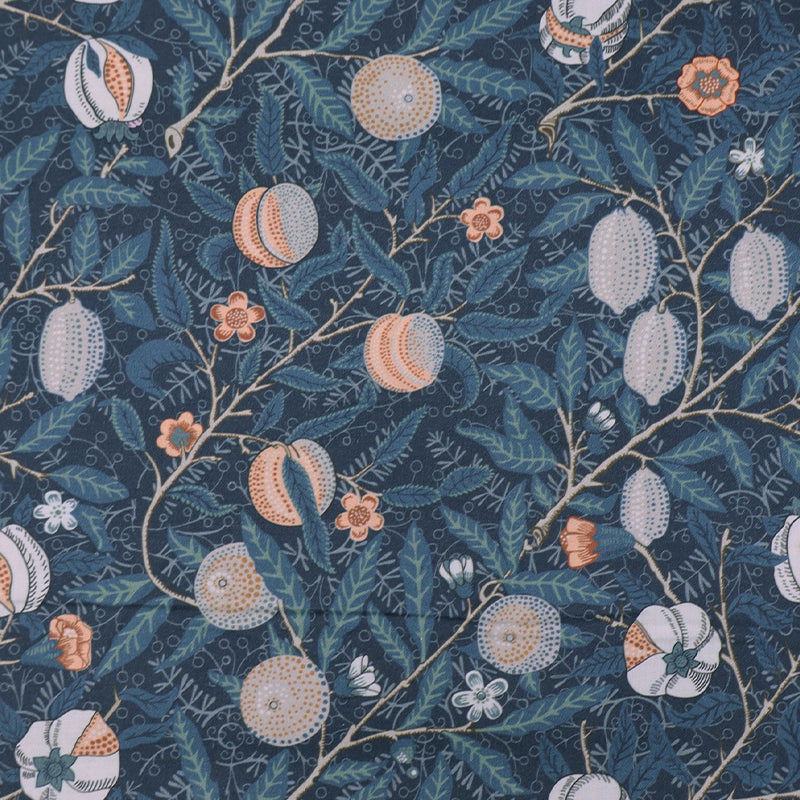 100% Organic Cotton William Morris Quilting Fabric - Pomegranate