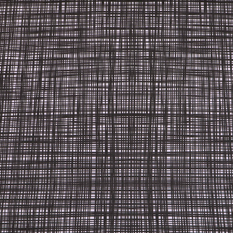 Orla Kiely Furnishing Fabric - Scribble - Gunmetal 100% cotton