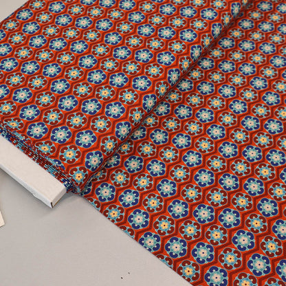 Patchwork Cotton - Brown - Bean Daisy